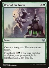 Roar of the Wurm - Light Play MTG Duel Decks: Mind vs Might