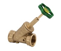 JS Freistromventil Mit Muffenanschluss, Ohne Entleerung, Mit Steigender