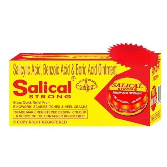 SALICAL STRONG Ringworm cream, cracked heels, Homeopathic Remedy, 25g Pack of 4 - Image 4 of 4