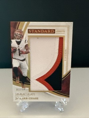 2025  Ja’marr Chase Immaculate #ISJ-JCE Standard  Jerseys Patch. Prime 1/10