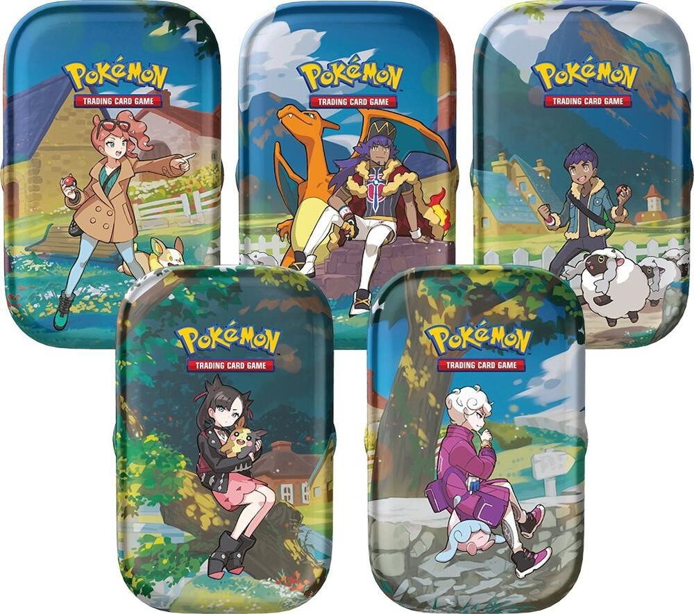 2022 Pokemon Crown Zenith Mini-Tin Set of 5 Brand New Factory Sealed
