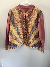 Handmade Quilted Jacket Cardigan Women Vintage Patchwork Boho Style