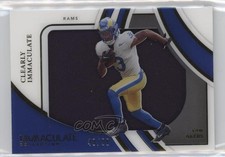 2022 Panini Immaculate Clearly Immaculate Jerseys 40/99 Cam Akers #CIJ-CAK 19a0