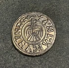 Viking Raven Penny 999 fine silver 1.5 oz Hand Poured Antique Finish