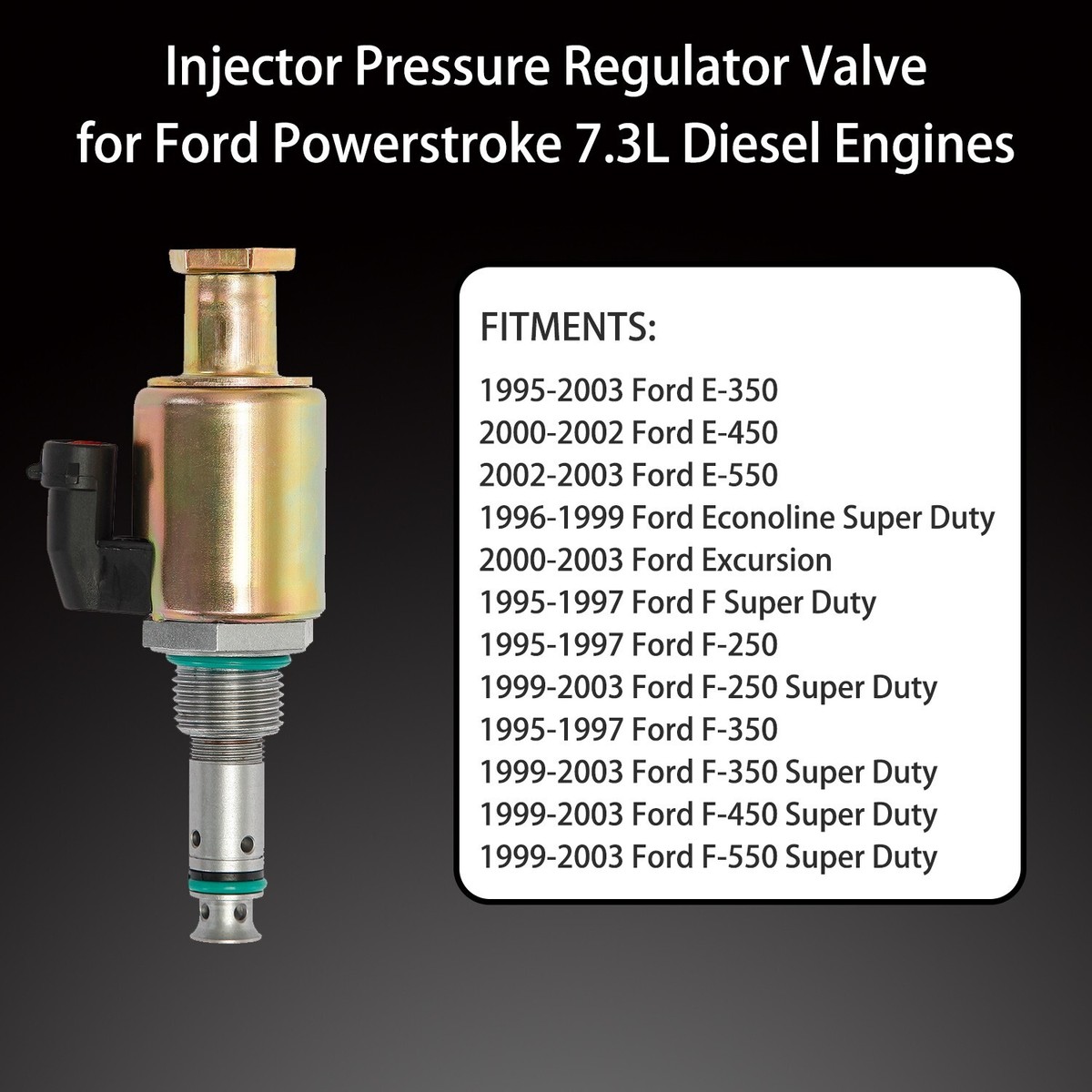 F81Z9C968AB For 7.3 Powerstroke Ford F250 F35 IPR Valve W/ Icp - Foto 10