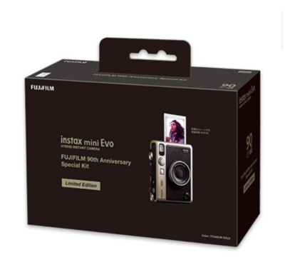 Instax mini Evo FUJIFILM 90th Anniversary Bundle Titanium Instax mini Evo FUJIFILM 90th Anniversary Bundle Titanium