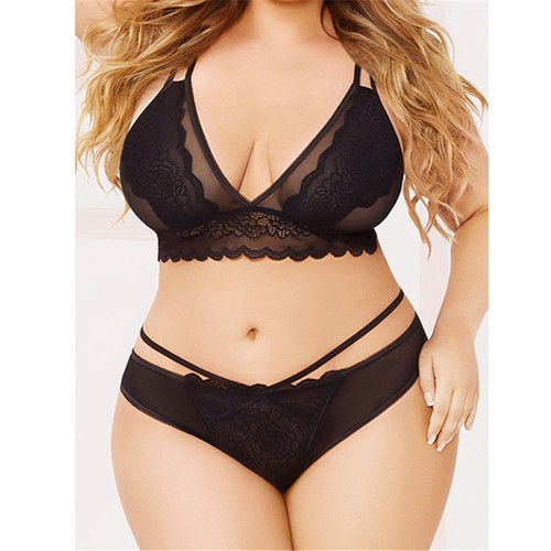 Lencería Sexy Para mujeres Ropa Sujetador de Encaje Caliente + Juego de Cuerda G Ropa de Noche | eBay