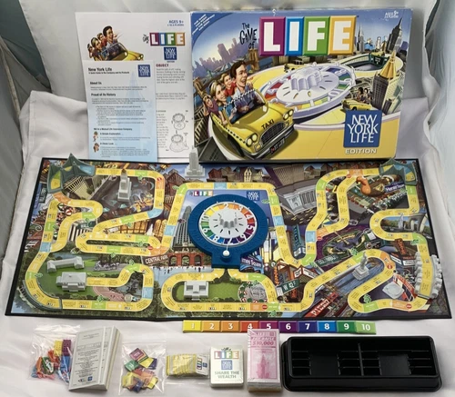 2010 Game of Life New York Edition by Hasbro Never Played Pieces Sealed