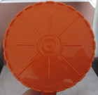 Vintage Tupperware 1 QUART ORANGE PUSH BUTTON LID PITCHER Retro — photo 5