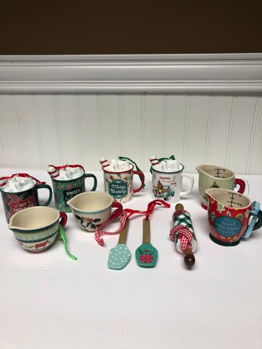 Pionera Mujer Navidad Adorno Taza Pastel Servidor Placa Rodante Espátula Tú eliges - Imagen 4 de 155