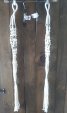 UNUSED LOT Better Homes & Gardens 2 Plant Hangers, 2 Unopened Black Iron Hooks