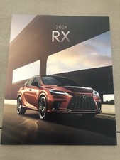 2024 LEXUS RX 58-page Original Sales Brochure