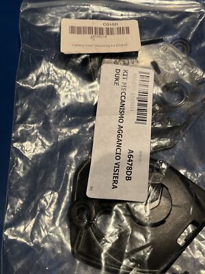Caberg Visor Mounting Kit Black For Duke Motorcycle Motorbike Helmets