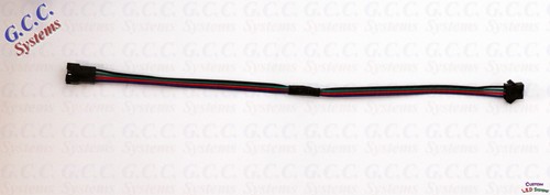 1x 300mm Plug'n'Play 4 Pin Multi Colour RGB LED Strip Extension Wire - 第 1/1 張圖片