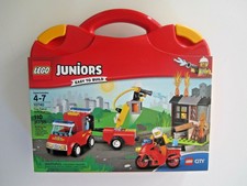 lego juniors fire patrol suitcase 10740