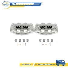 Brake Calipers Rear Left Right w/ Bracket Pair For 13-19 Ford F-250 Super Duty