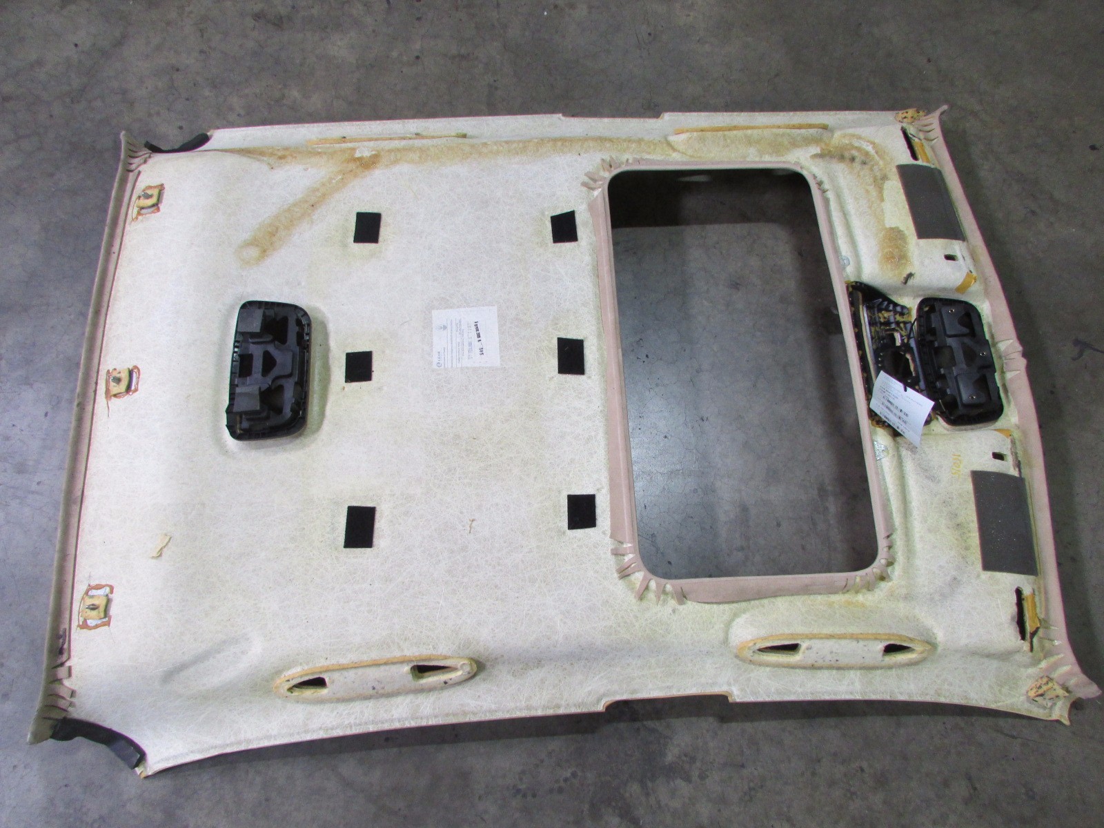Maserati Quattroporte, Sun Roof Headliner, Alcantera, Beige, P/N 981422714