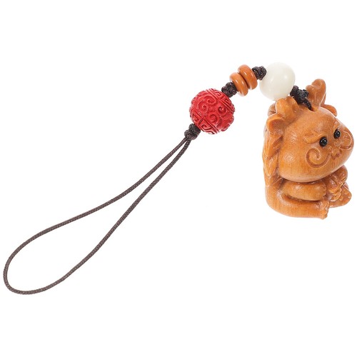 Zodiac Dragon Schlüsselkette Fräulein Telefon Charms Rucksackschlüsselkette - Zdjęcie 2 z 12