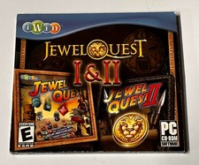 Jewel Quest 1  2 PC CD-Rom 2007 Color Matching Action Puzzle Game Complilation