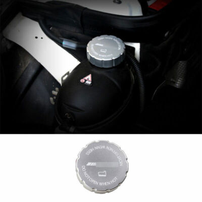 Silver Aluminum Outside Water Tank Cap Cover Trim Fit For Benz C-Class 2015-2021