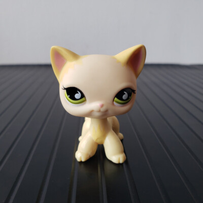 Littlest Pet Shop LPS #733 - Figurine Chat Européen Authentique Hasbro - Occasion