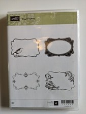 Stampin Up Four Frames - Clear Mount Stamp Set 4 pcs.