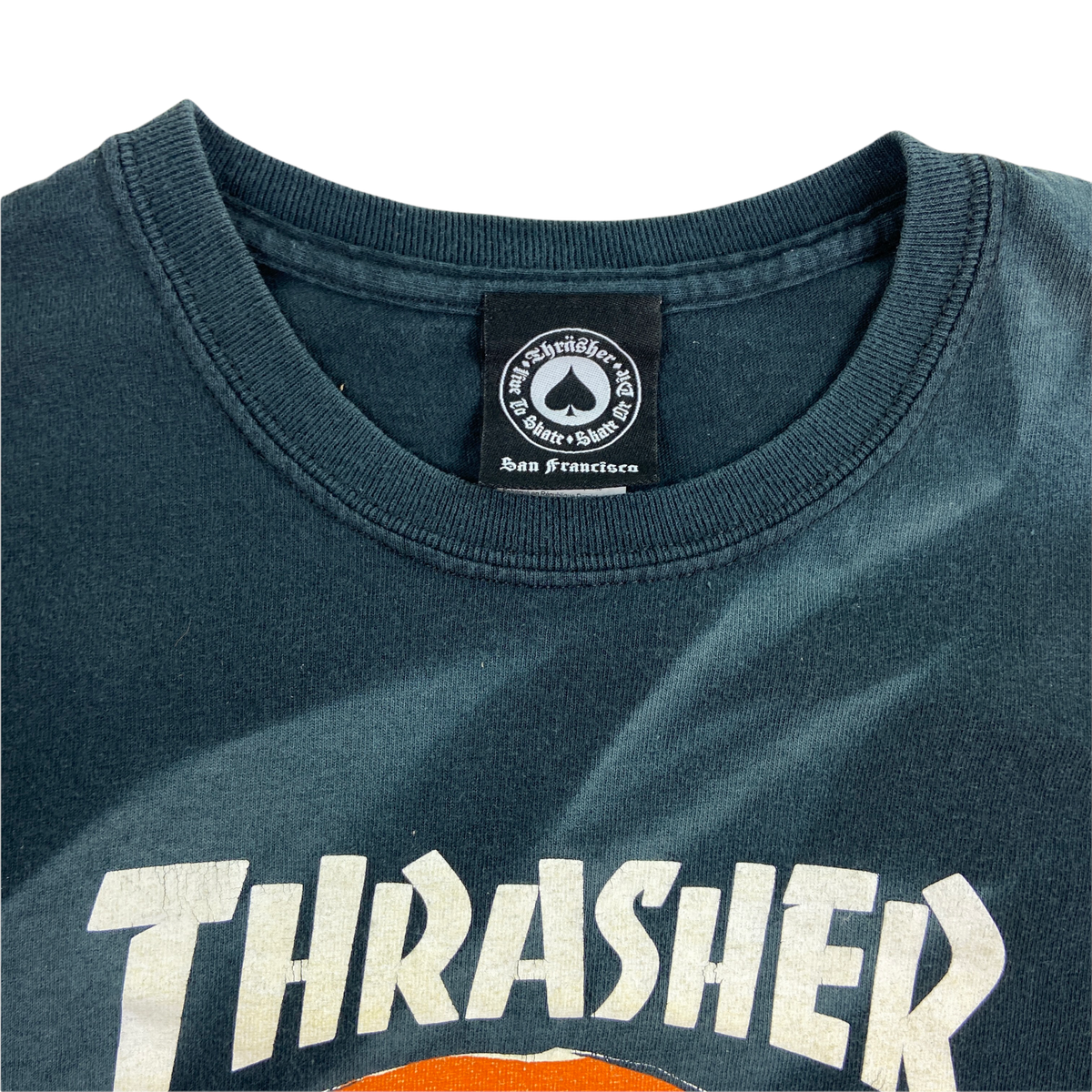 Vintage 90s Thrasher Pushead T Shirt Sz S Skateboard Skate