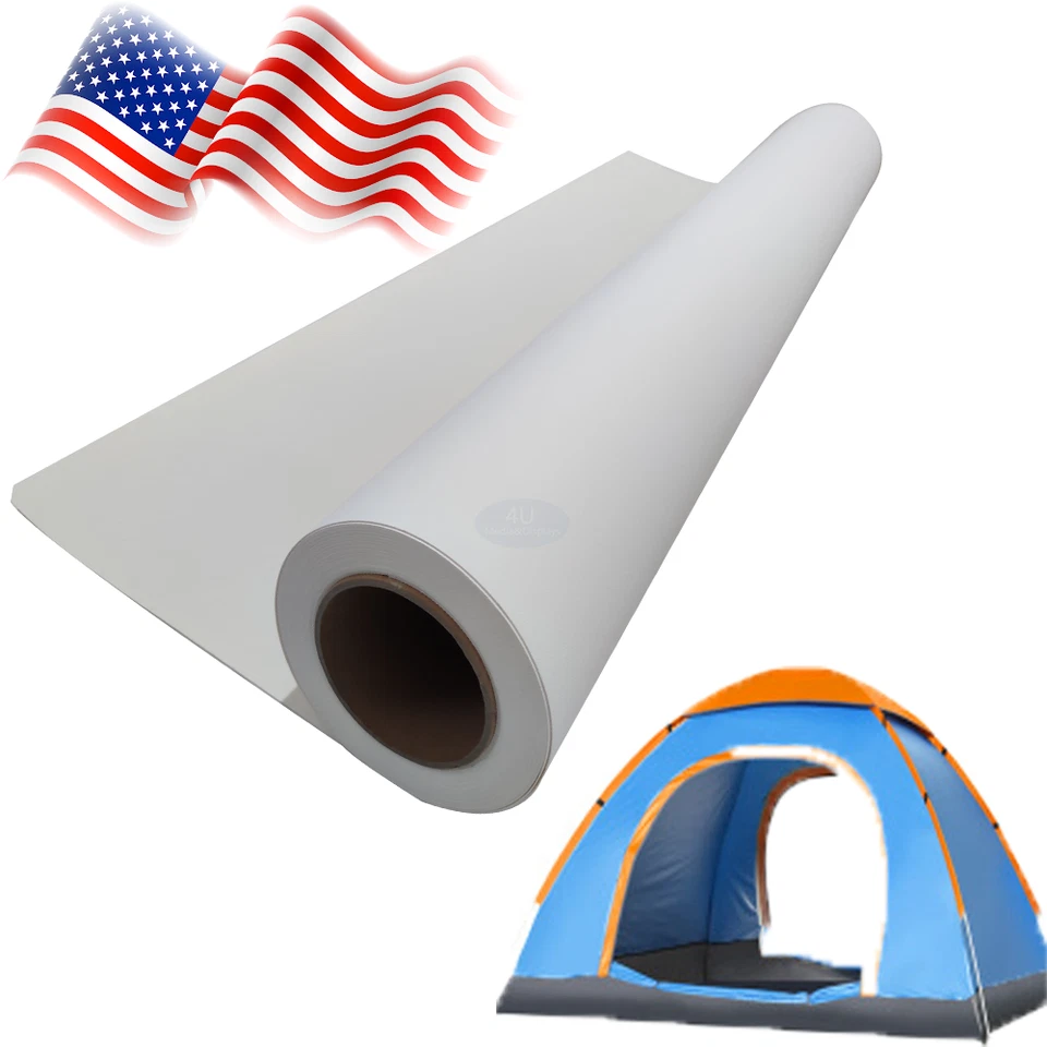60"x100ft/roll，100%Polyester Printable Tent Fabric 8.1oz Dye Sub、UV、Latex Ink - Image 2 of 4