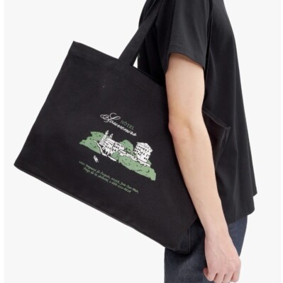 A.P.C. x JJJJound Edition 'Hôtel Souvenirs' BlackTote Bag | eBay