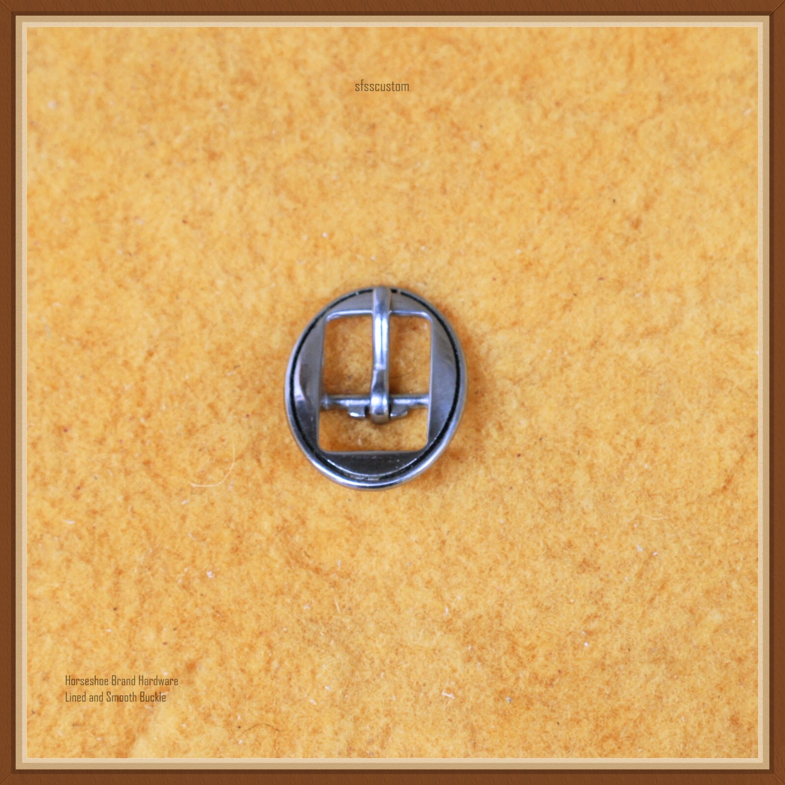 Harness Leather Straight Browband & Cheeks Headstall SS Horseshoe