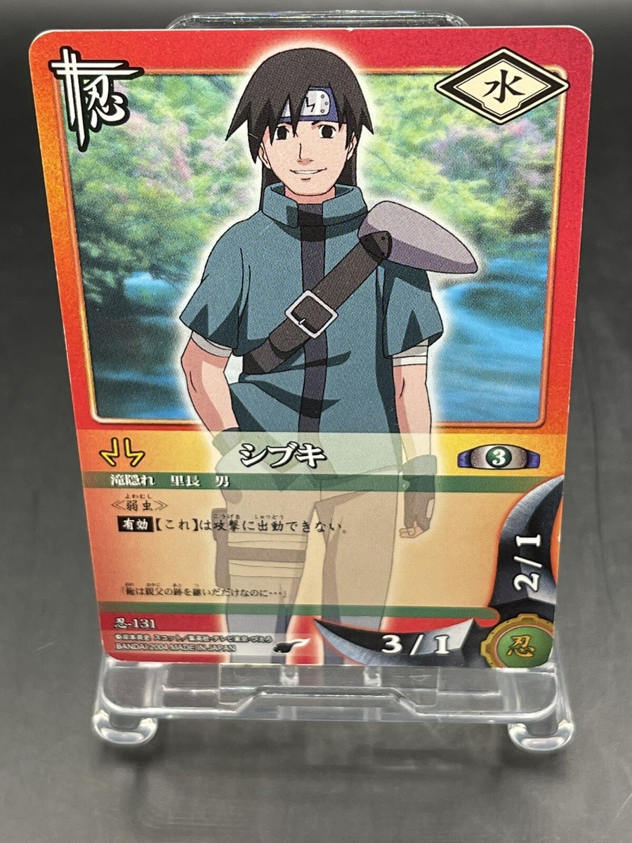 Naruto Trading Card Game Japanese TCG Shinobi-131 Shibuki | eBay