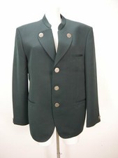 Euringer Modell grün mit Stickerei und Wappenknöpfen Herren Loden Janker Gr.52