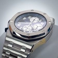 Audemars Piguet Royal Oak Offshore Chronograph 42mm Blue Dial Mint Complete Set 6