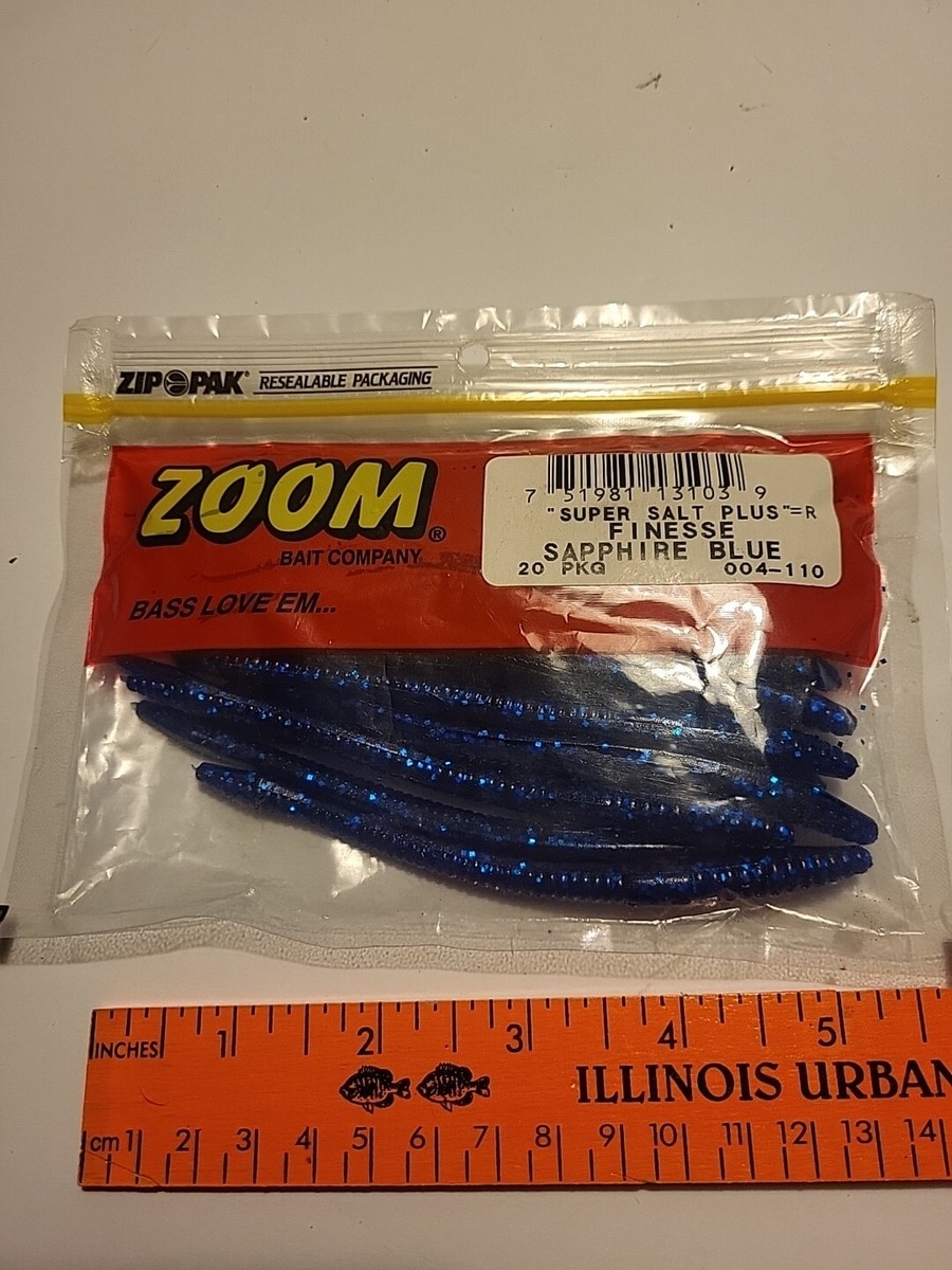blue worm with yellow tail zoom fishing lure Mag U-Tale 7.5" 15pk impregnated to hold even the most tentative bite. Luck-E-Strike, 4" Twirl Tail Worm,