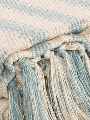 Indian Sofa Blanket Bohemian Cotton Bed Cloth Indian Sofa Hand Block Bed Throw - Picture 9 of 10