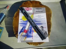 1952 Ray-O-Vac Space Patrol Buzz Corry Rocket Lite Flashlight Dealer Ad - "COPY"