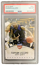 2012 Leaf Basketball Damian Lillard RC #DL1 PSA 8