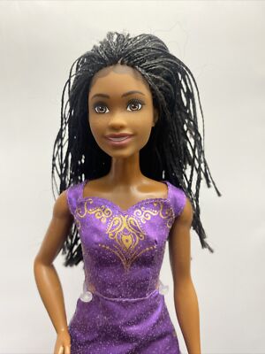 2020 African American BARBIE Doll Mattel With Freckles Micro Braids