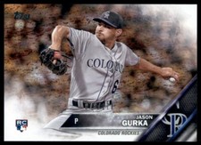 2016 Topps Baseball #577 Jason Gurka Rookie Rainbow Foil /177