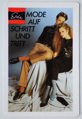 34903a GDR pocket calendar 1989 Esda fashion at every turn - mini calendar