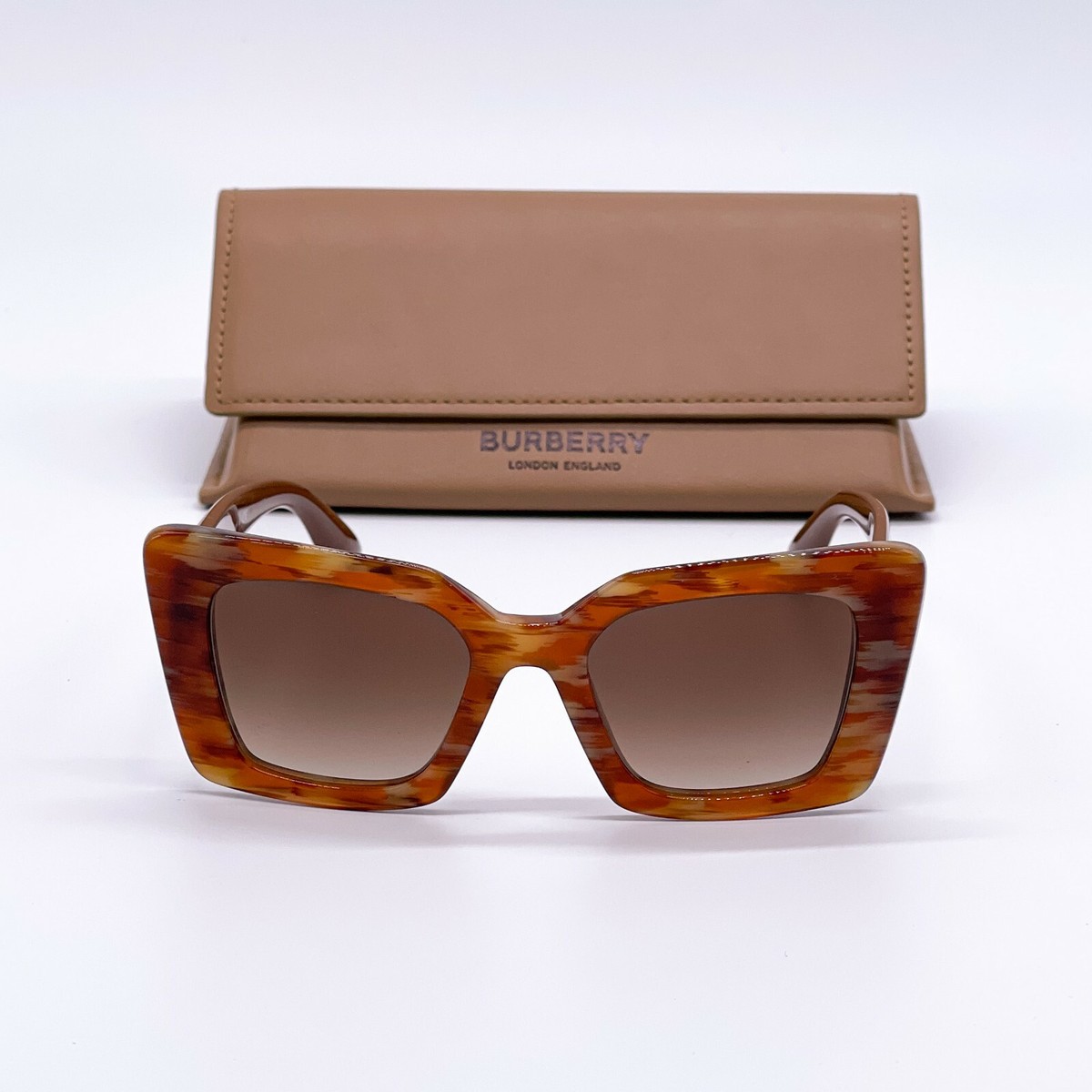 NEW BE4344 3940/13 BURBERRY SUNGLASSES B 4344 BROWN CAT EYE EYEWEAR BURBERRY Burberry BE4344 Daisy XS (51 - 20) with Brown lenses and  main image 4