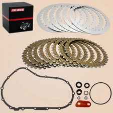 Clutch Friction Steel Plates &Gasket Kit for Harley Sportster 883 1200 2004-2019