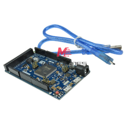 DUE R3 AT91SAM3X8E 32bit ARM Cortex-M3 Development Board + USB Cable For Arduino