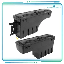 2pcs Truck Bed Storage Tool Box For 99-16 Ford F250/F350/F450 Super Duty LR Side
