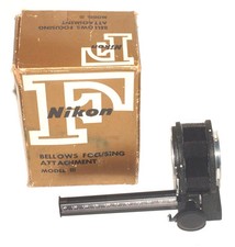 NICE In Original Box Vintage Nikon F Bellows Focusing Attachment Model III