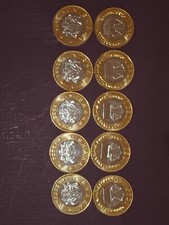 GHANA,1 CEDI ,COINS LOT,5 PCS,UNC,2022