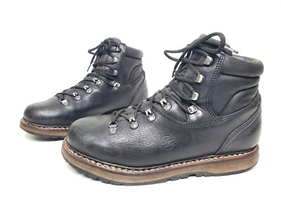 HanWag TASHI Yak Leather Double-Stitch Mountain Hiking Trekking Boots Mens US 11
