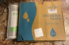 4 SimPure Whole House Water Filter 10 x 2.5  Activated Carbon Block CTO-F10-5