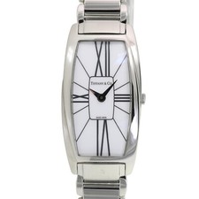 Tiffany & Co. Ladies Gemea Watch White Roman numeral Dial Stainless Steel