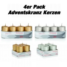 Adventskerzen Adventskranz Kerzen 4x/ verschiedene Grössen + Farben zur Auswahl